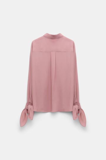 Dorothee Schumacher Bluse mit abnehmbarem Binde-Element tan