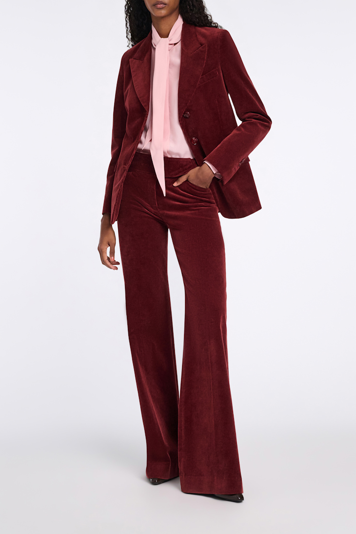 Dorothee Schumacher Flowing silk-viscose crêpe de Chine blouse with tie tan