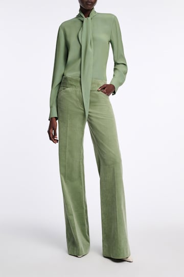 Dorothee Schumacher Bluse mit Schal-Element mistletoe