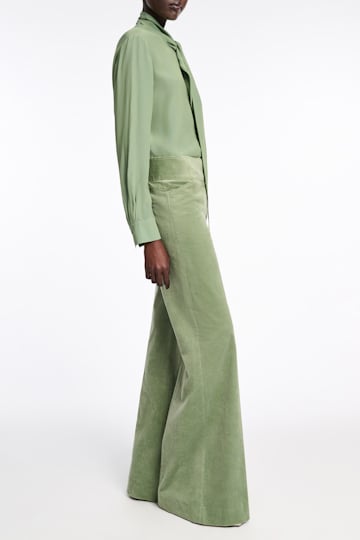 Dorothee Schumacher Bluse mit Schal-Element mistletoe