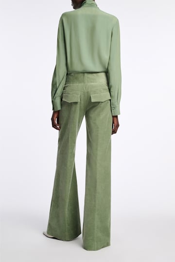 Dorothee Schumacher Bluse mit Schal-Element mistletoe