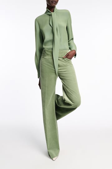 Dorothee Schumacher Bluse mit Schal-Element mistletoe