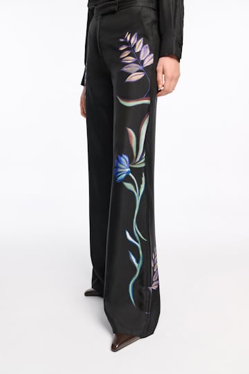 Dorothee Schumacher Hose aus Seidentwill mit Signature-Print autumn garden