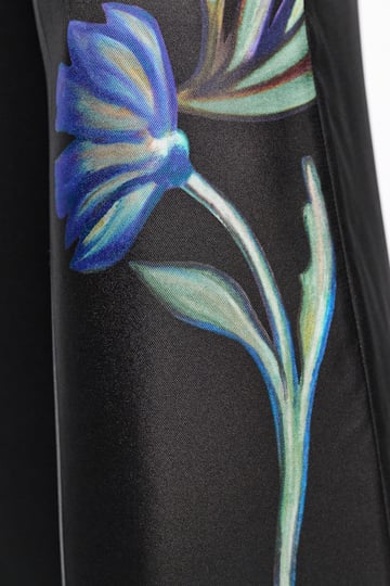 Dorothee Schumacher Hose aus Seidentwill mit Signature-Print autumn garden