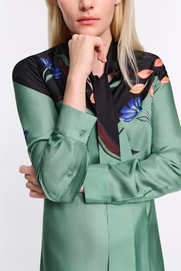 Dorothee Schumacher Hemdblusenkleid mit Signature-Print 057