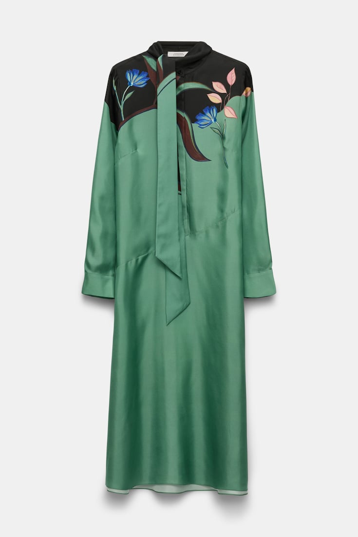 Dorothee Schumacher Hemdblusenkleid mit Signature-Print 057