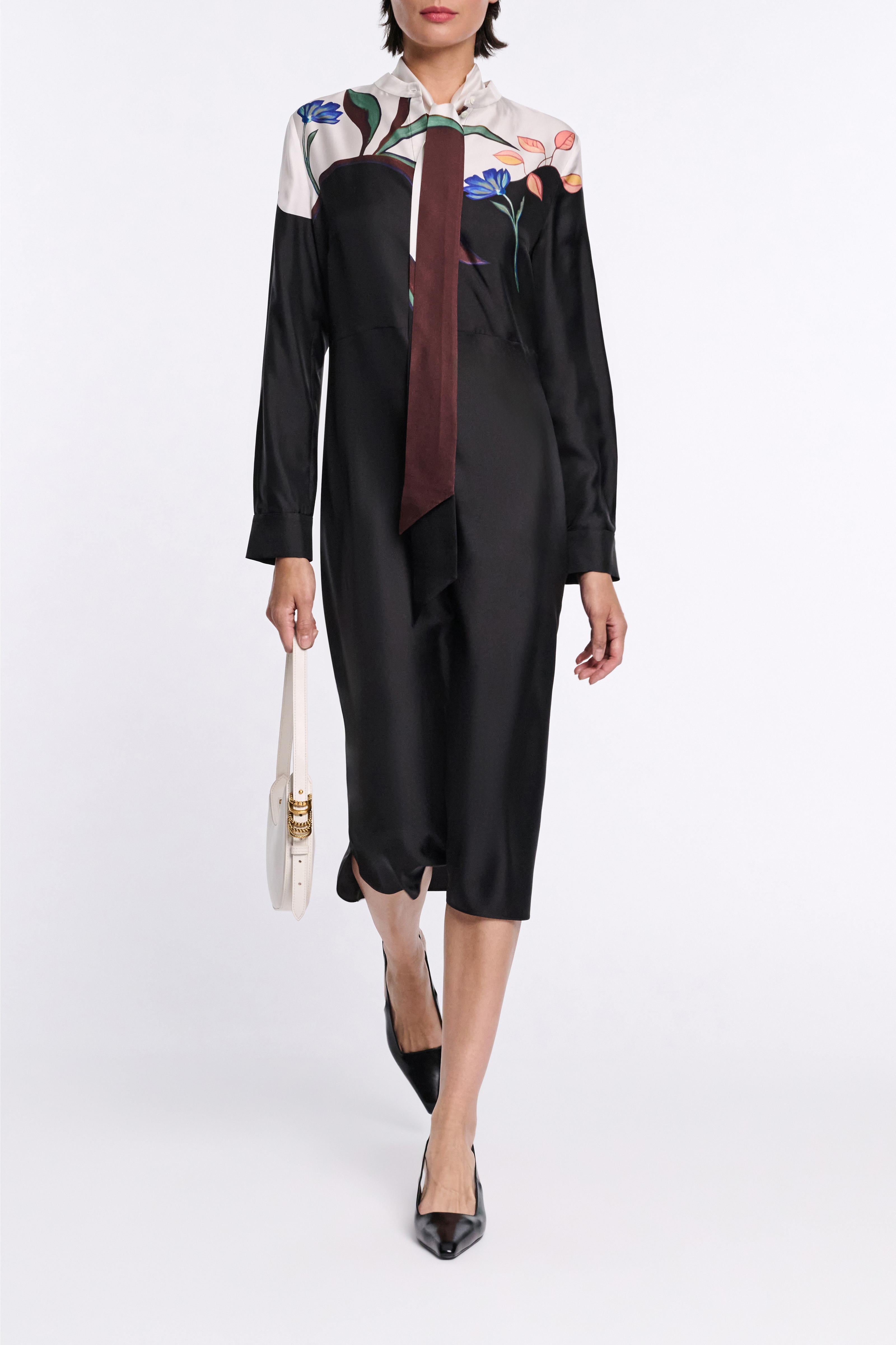 Dorothee Schumacher Silk shirtdress with placement