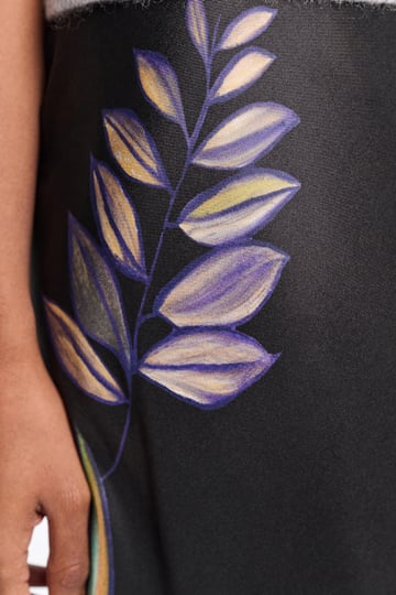 Dorothee Schumacher Bias Cut Rock mit Signature-Print autumn garden