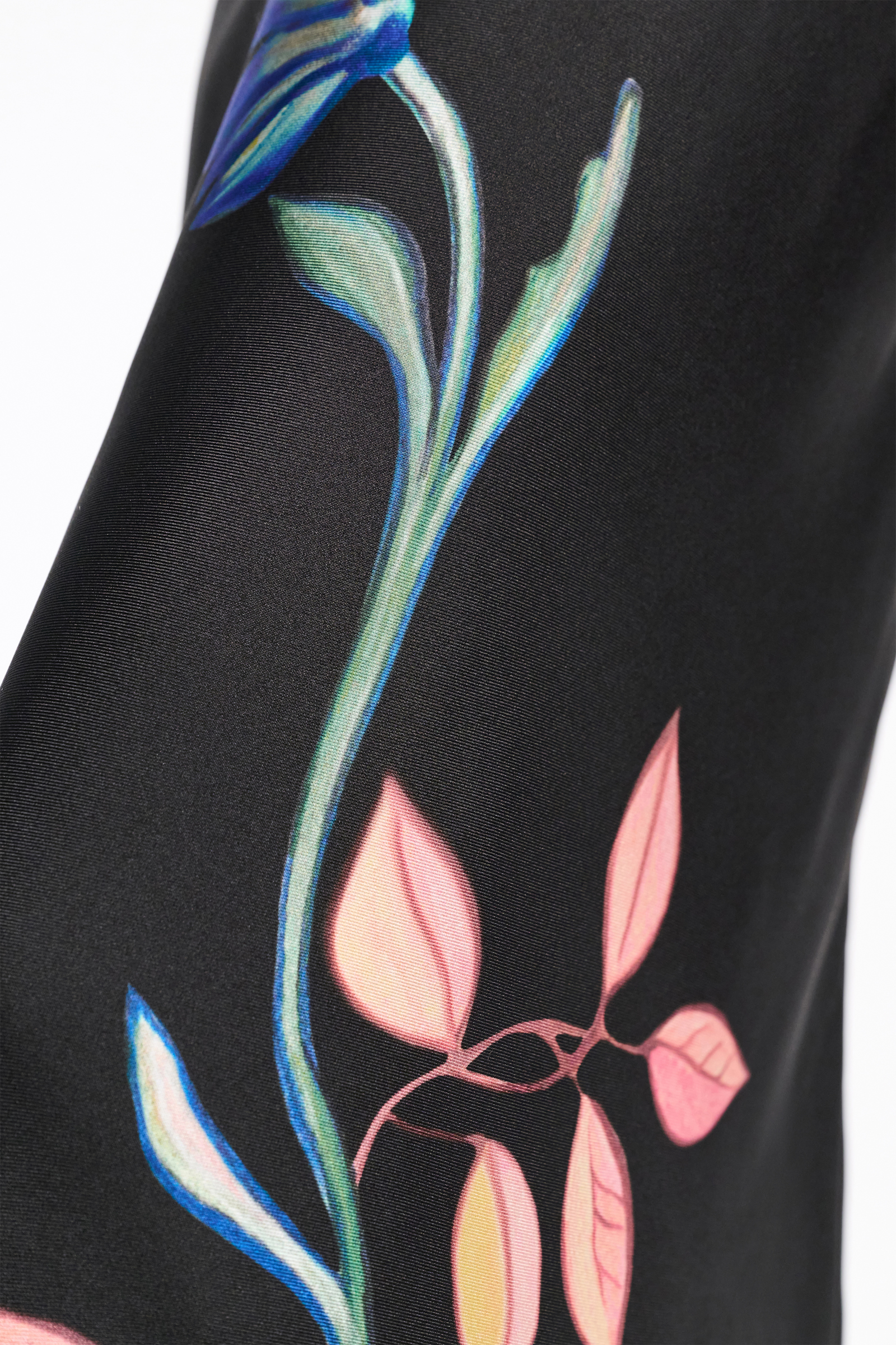 Dorothee Schumacher Silk midi-skirt with placement print autumn garden