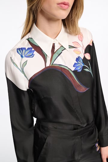 Dorothee Schumacher Hemdbluse mit Signature-Print autumn garden