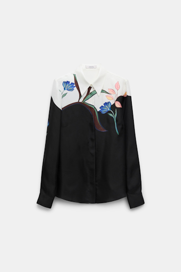 Dorothee Schumacher Hemdbluse mit Signature-Print autumn garden