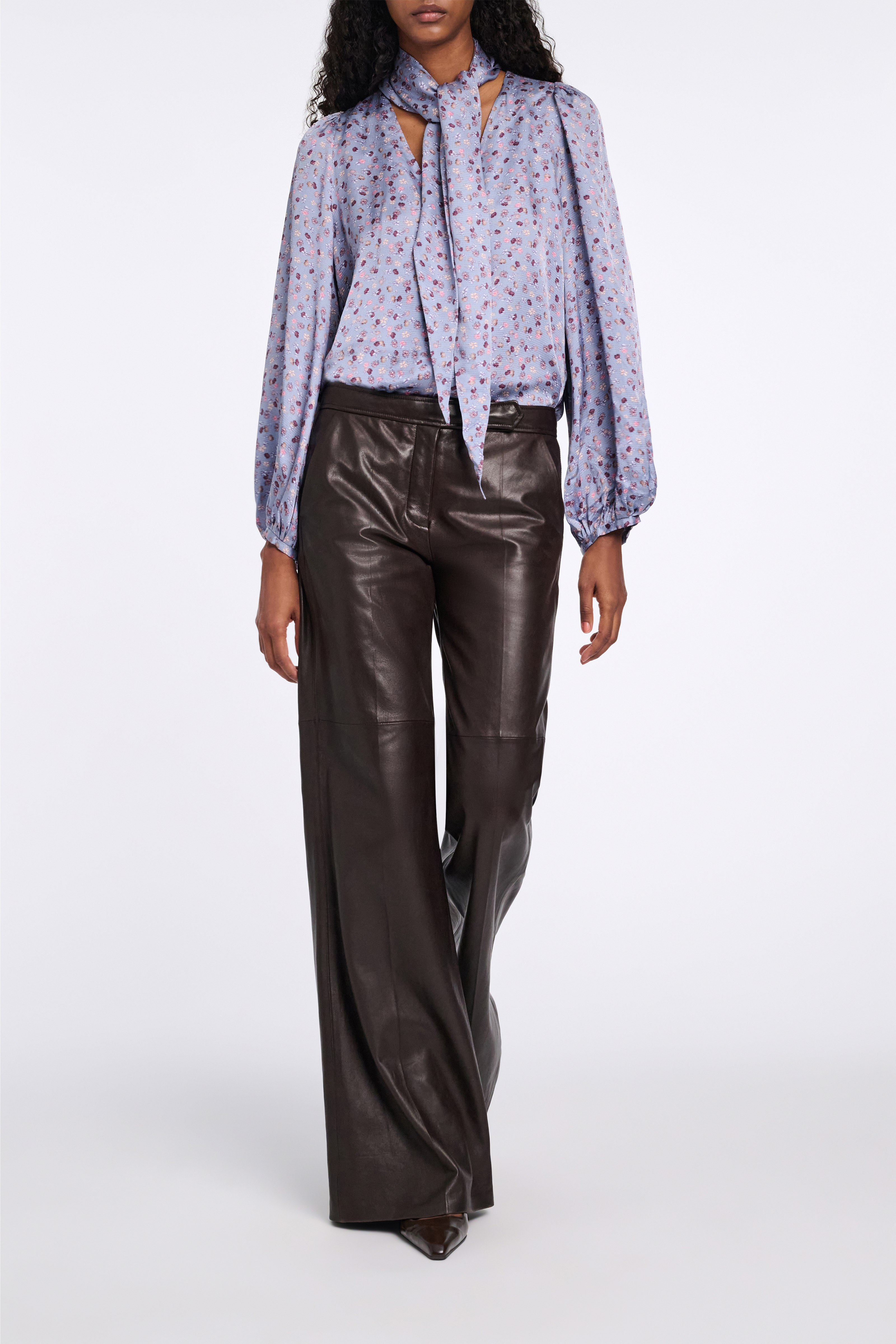Dorothee Schumacher Printed blouse in hammered