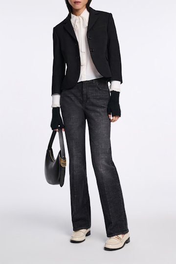 Dorothee Schumacher Loafers mit Signature D-Rings ivory