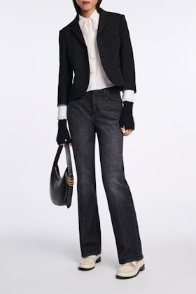 GLOSSY SHINE loafer Dorothee Schumacher Loafers mit Signature D-Rings ivory