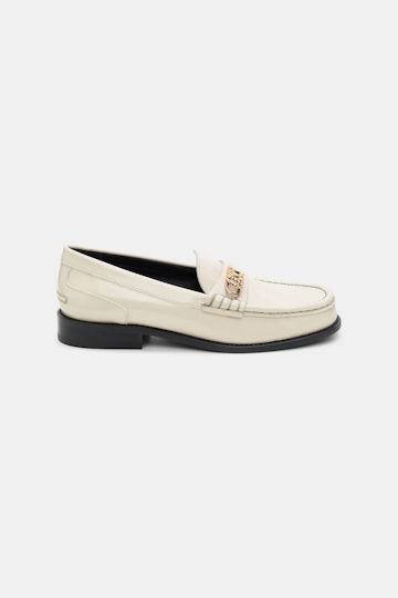 Dorothee Schumacher Loafers mit Signature D-Rings ivory
