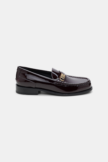 Dorothee Schumacher Loafers mit Signature D-Rings chocolate tweed