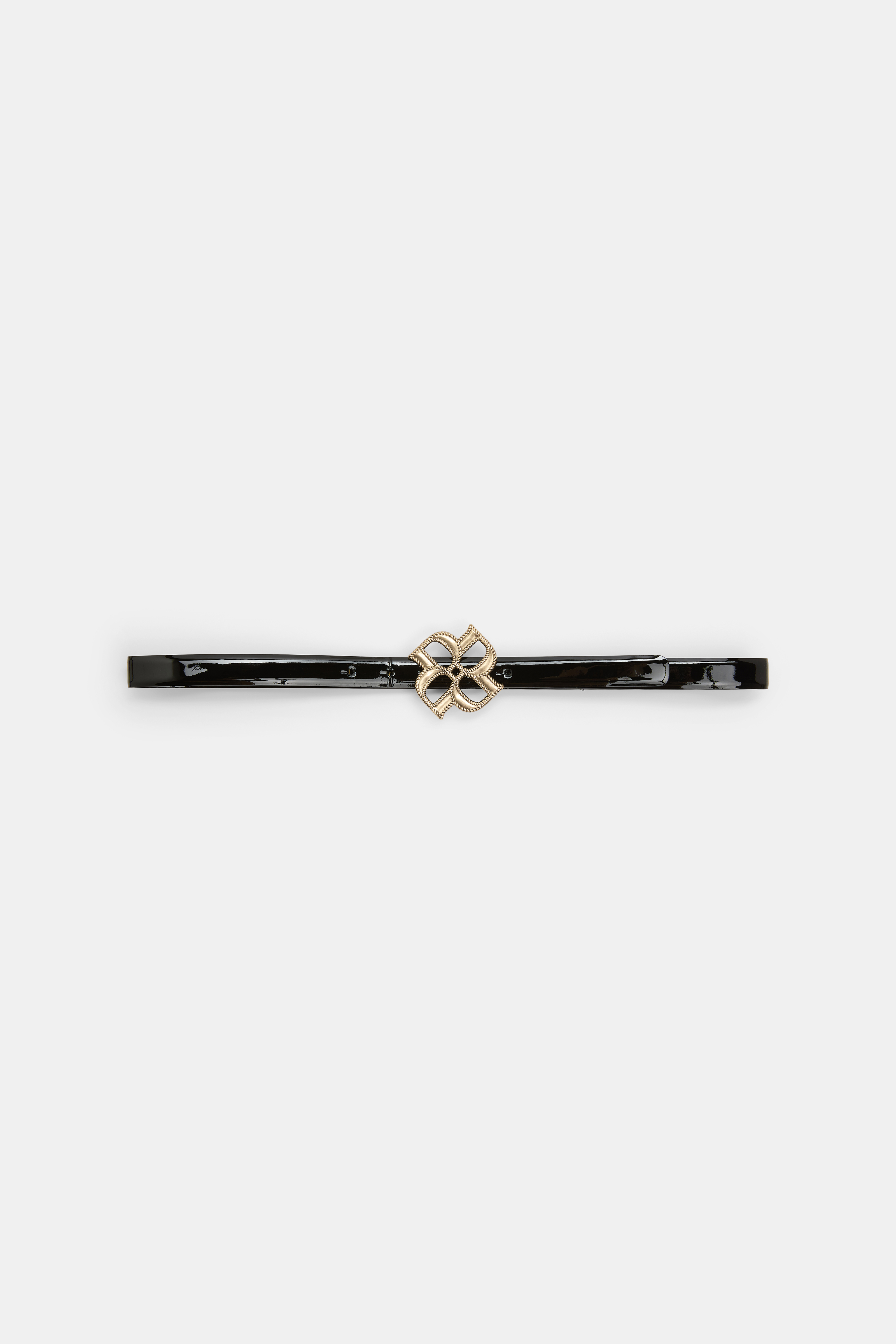 Dorothee Schumacher D-Rose buckle belt pure black