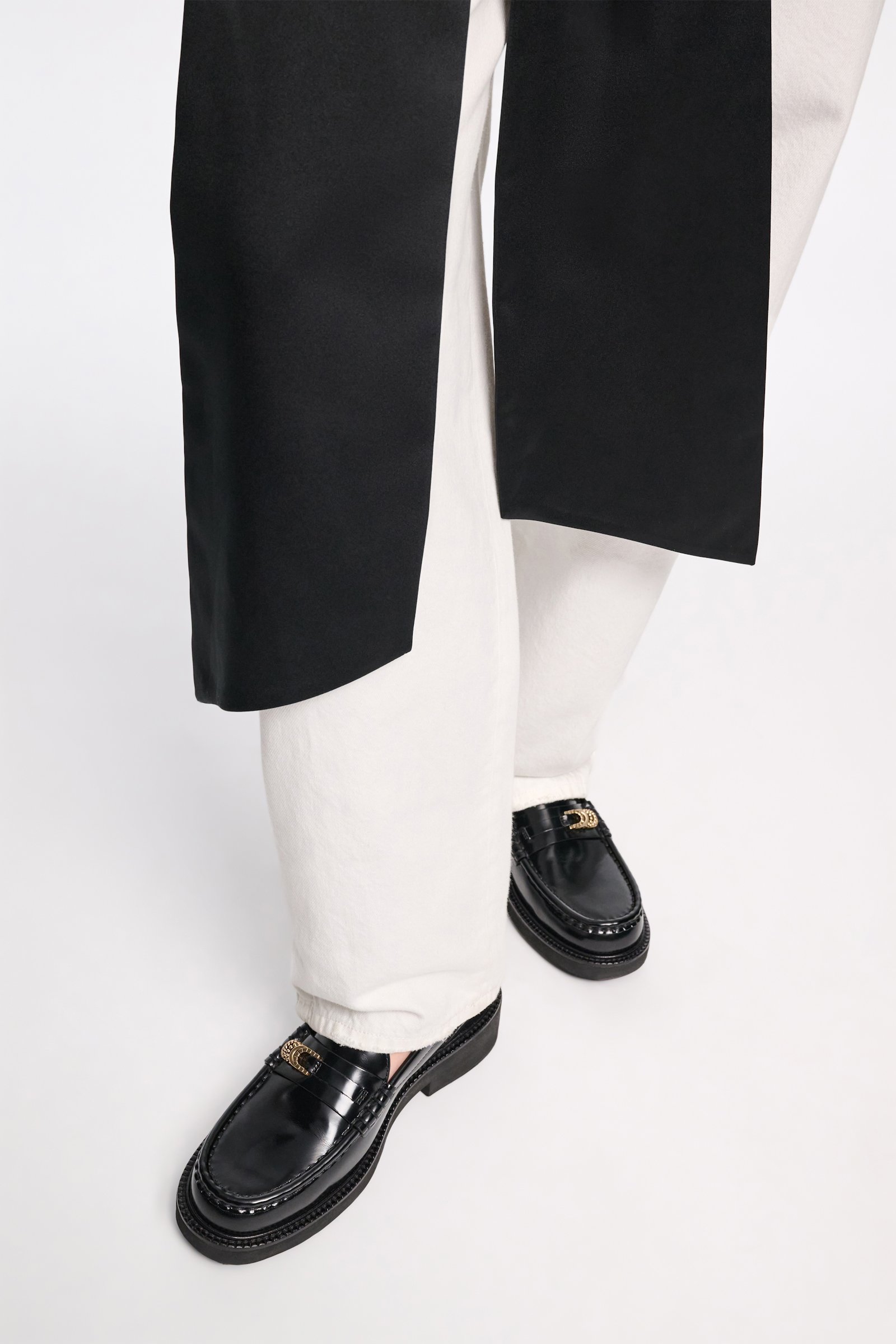 Dorothee Schumacher Sporty sole loafers pure black