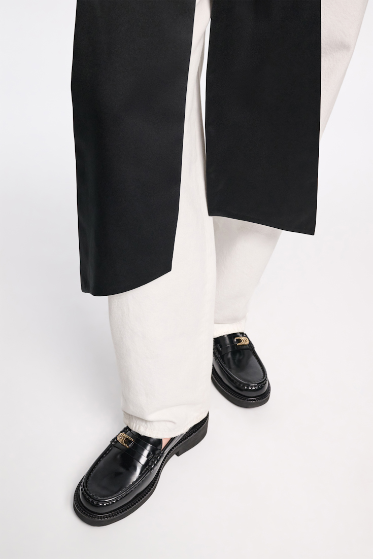 Dorothee Schumacher Sporty sole loafers pure black