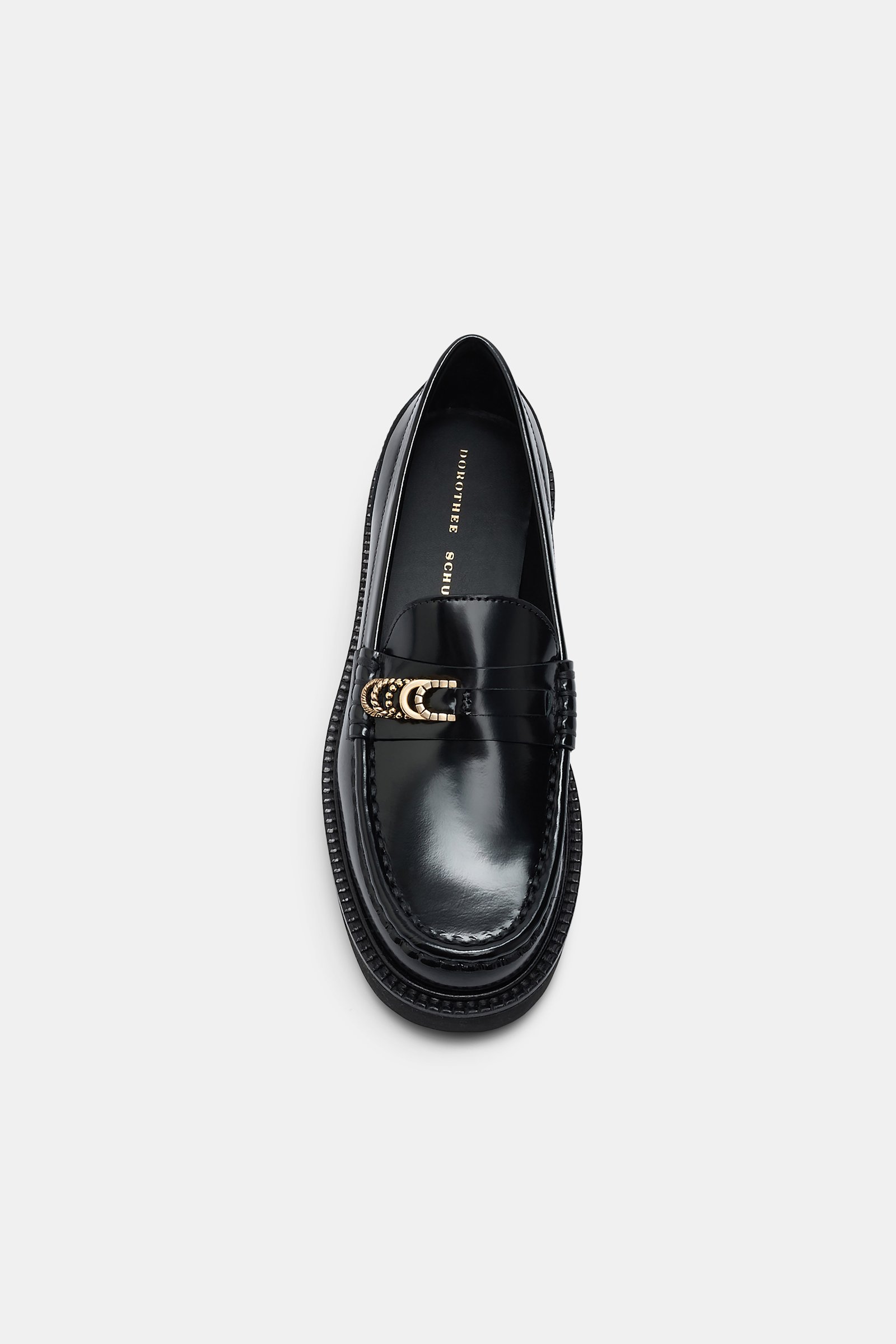Dorothee Schumacher Sporty sole loafers pure black