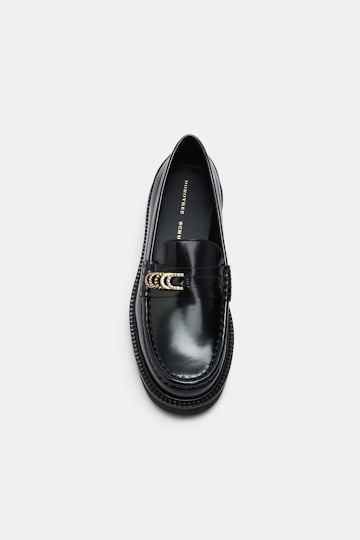 Dorothee Schumacher Loafers mit sportlicher Sohle und D-Ring Details pure black