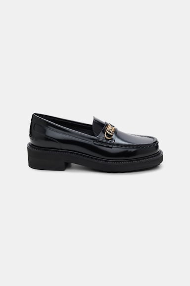 Dorothee Schumacher Loafers mit sportlicher Sohle und D-Ring Details pure black