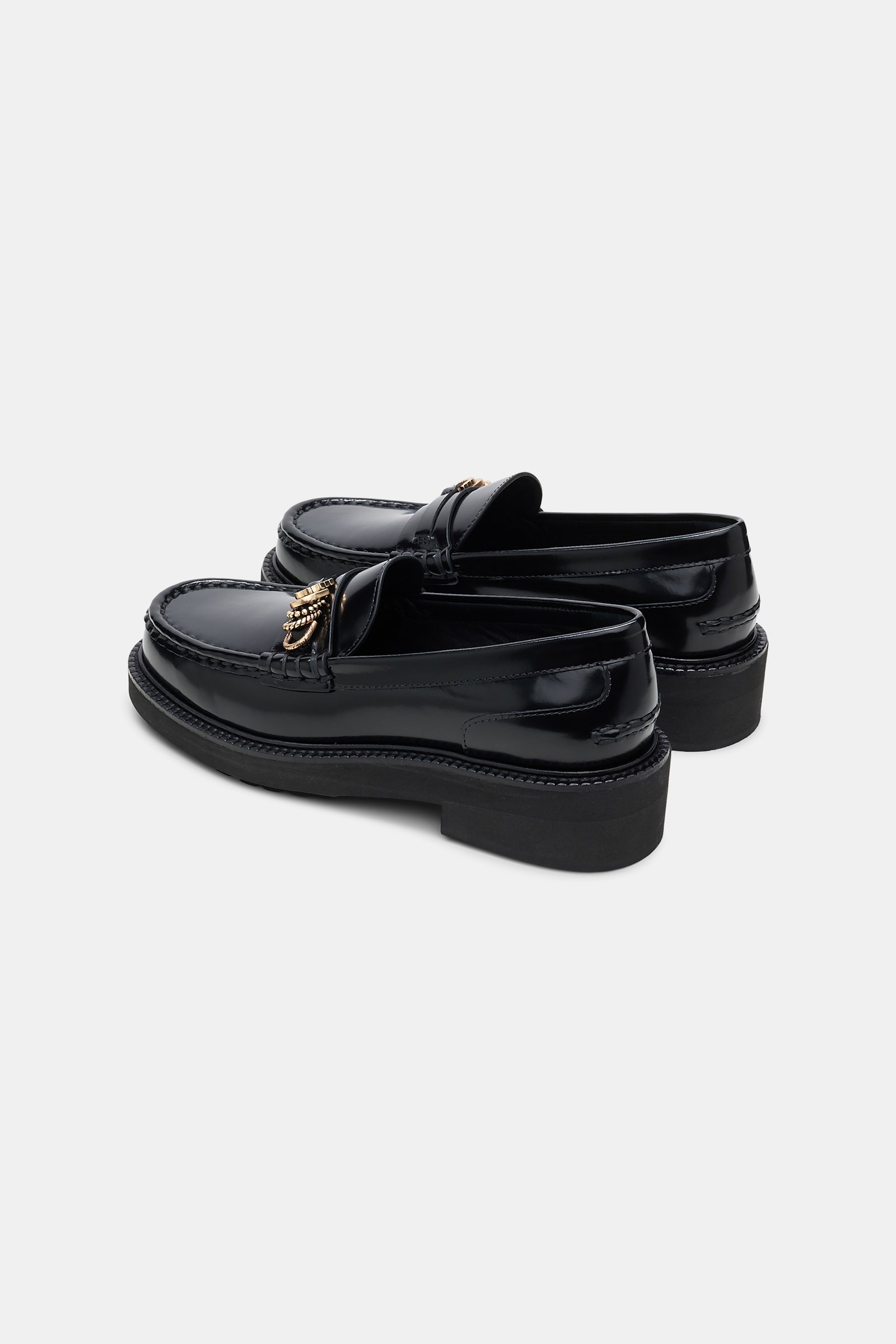 Dorothee Schumacher Sporty sole loafers pure black