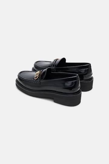 Dorothee Schumacher Loafers mit sportlicher Sohle und D-Ring Details pure black