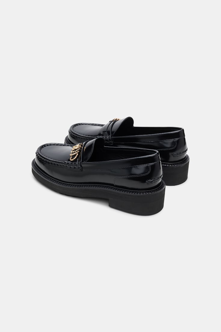 Dorothee Schumacher Sporty sole loafers pure black