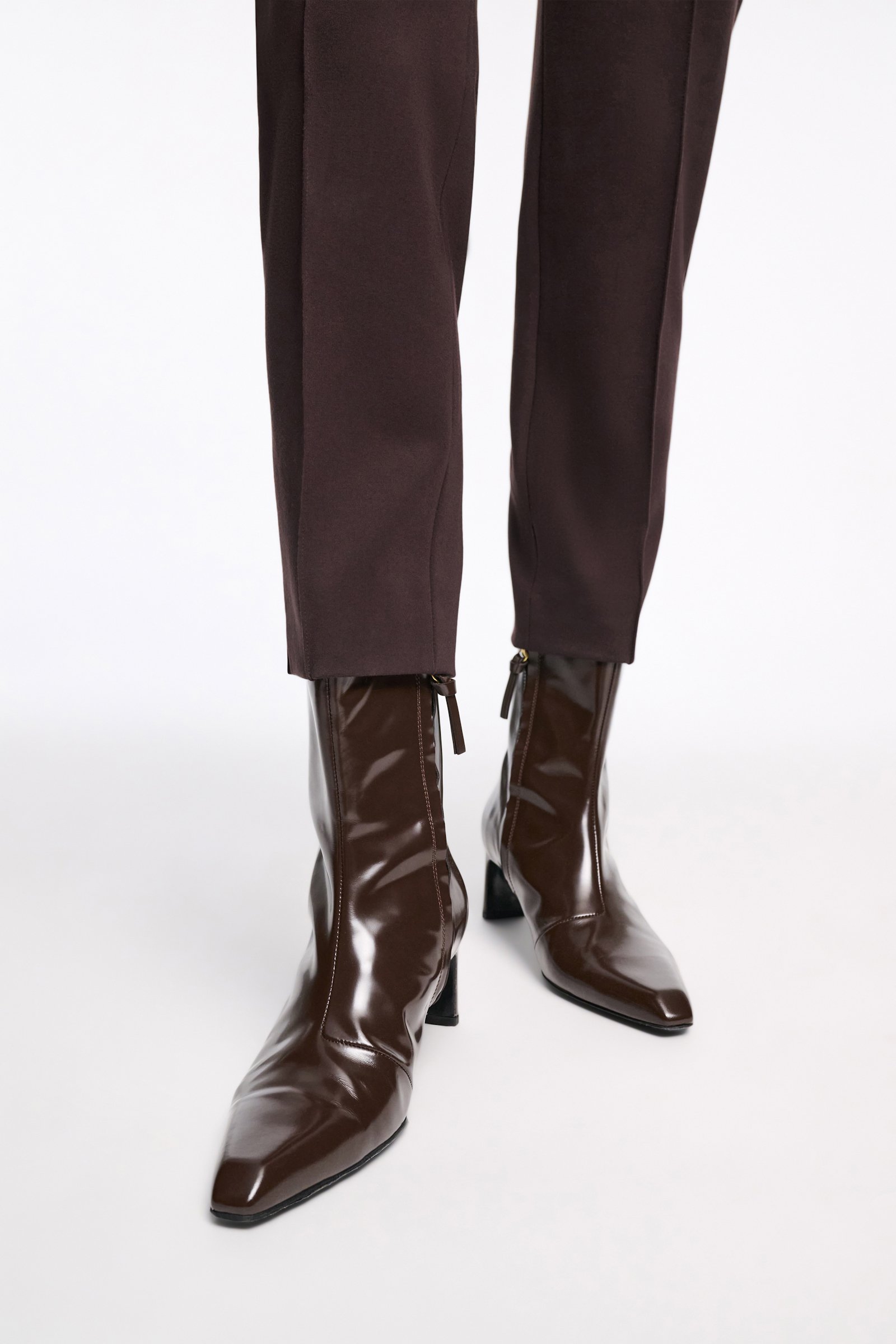 Dorothee Schumacher Ankle Boots chocolate tweed
