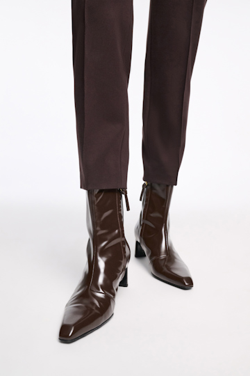 Dorothee Schumacher Ankle boots chocolate tweed