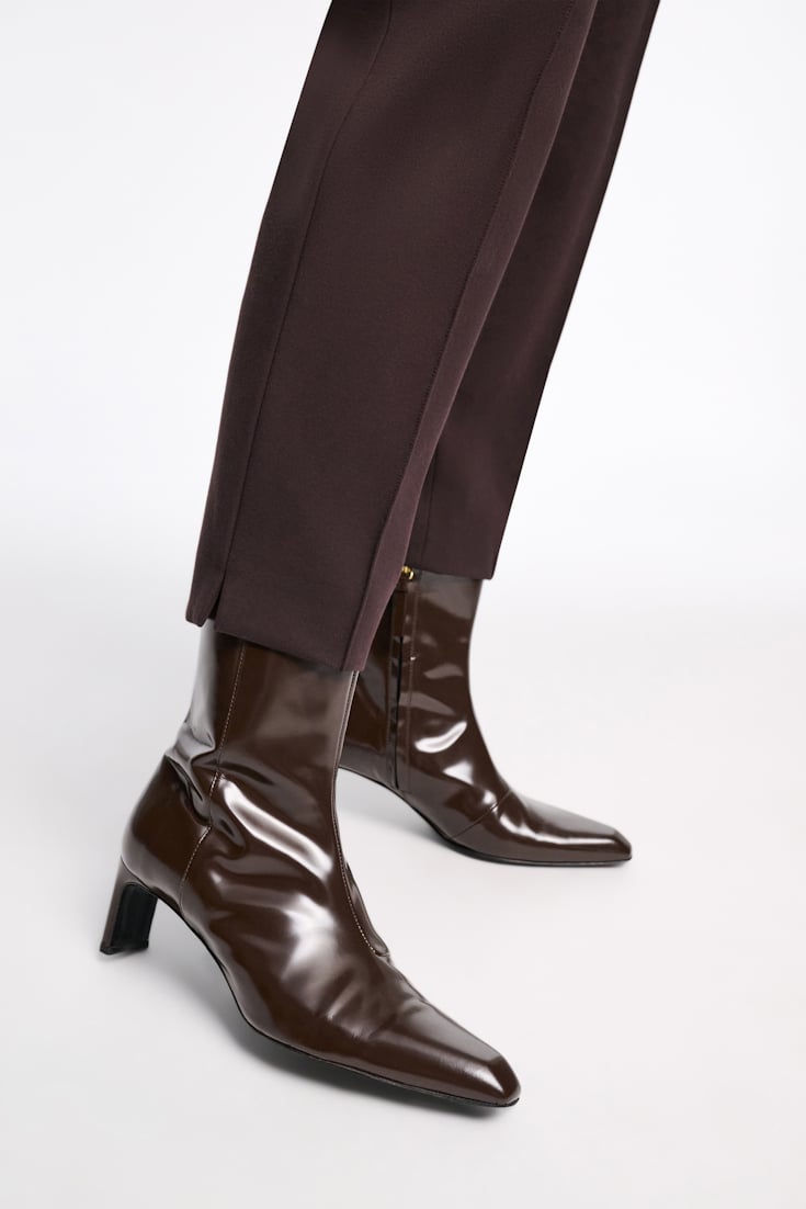 Dorothee Schumacher Ankle Boots chocolate tweed