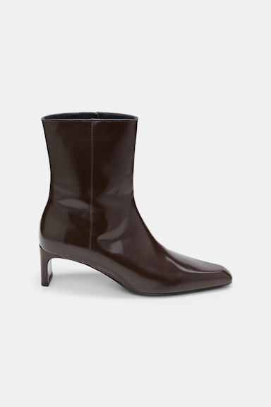Dorothee Schumacher Ankle Boots chocolate tweed