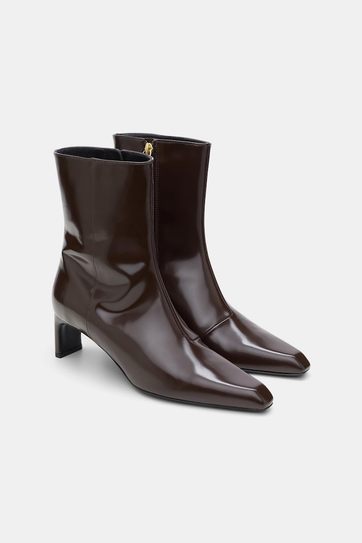 Dorothee Schumacher Ankle Boots chocolate tweed