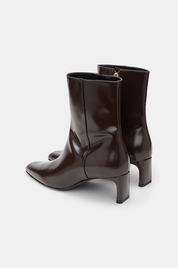 Dorothee Schumacher Ankle Boots chocolate tweed