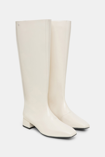 Dorothee Schumacher Reitstiefel aus Leder dark cream
