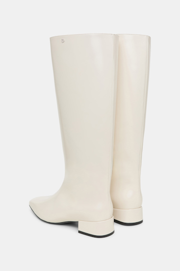 Dorothee Schumacher Reitstiefel aus Leder dark cream