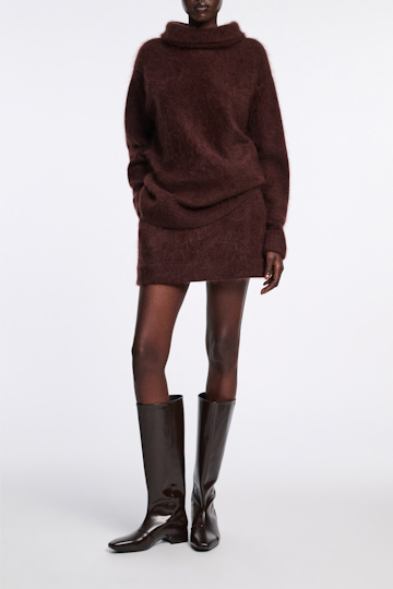 Dorothee Schumacher Riding boots chocolate tweed