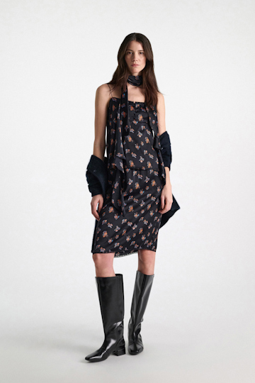 Dorothee Schumacher Reitstiefel aus Leder pure black