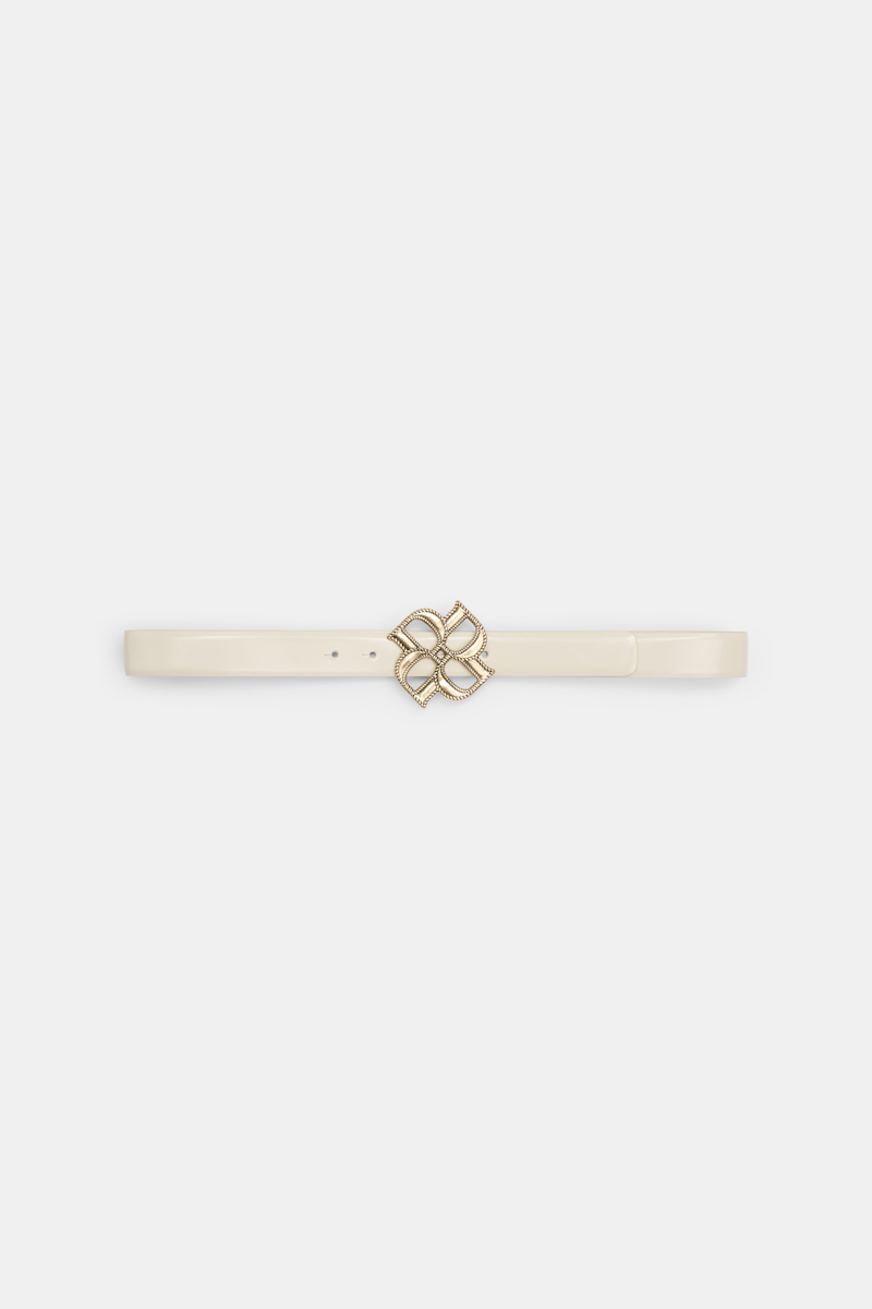 Dorothee Schumacher D-rose Buckle Belt In White
