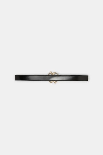 Dorothee Schumacher D-Rose buckle belt pure black