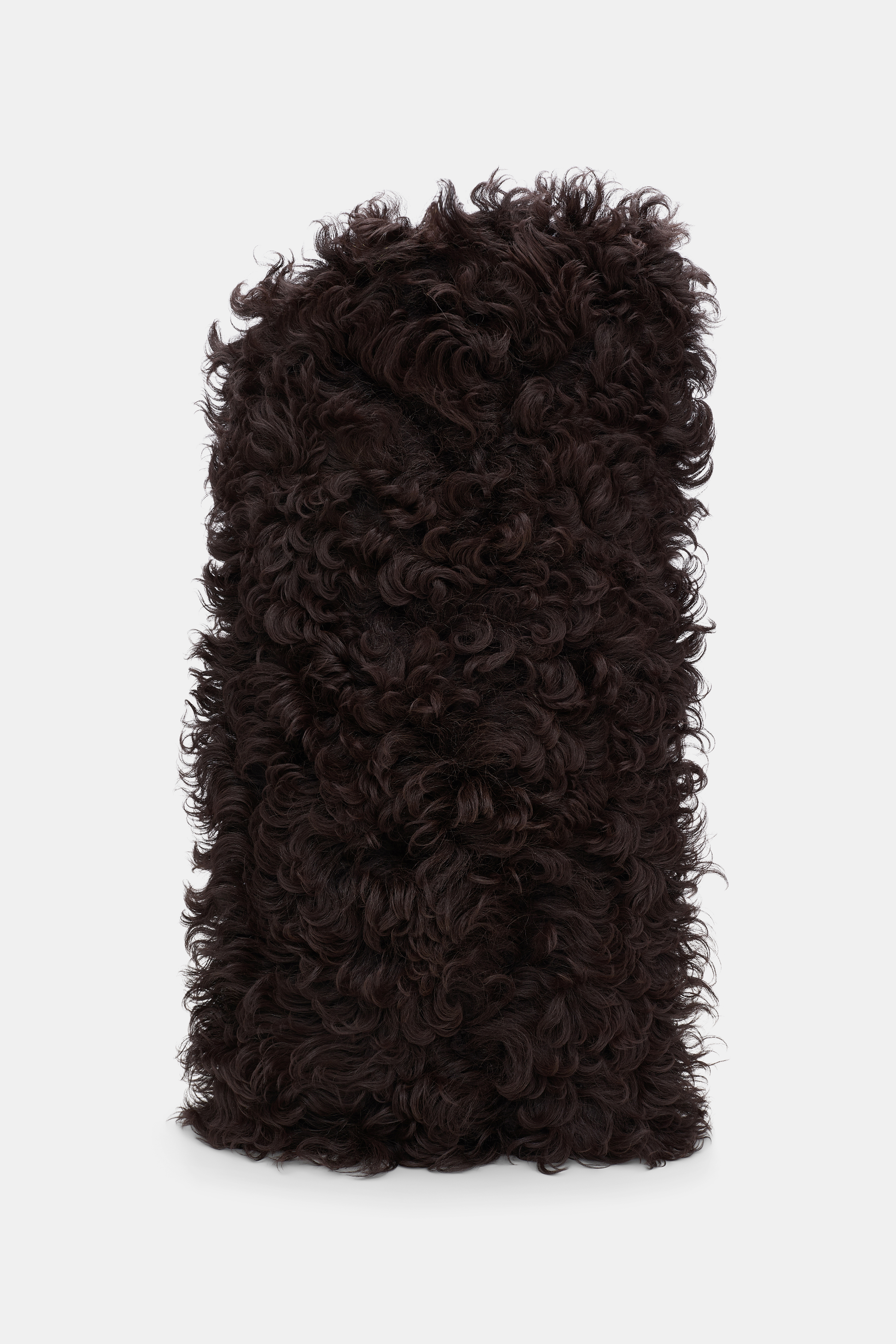 Dorothee Schumacher Sheepskin spats dark chocolate