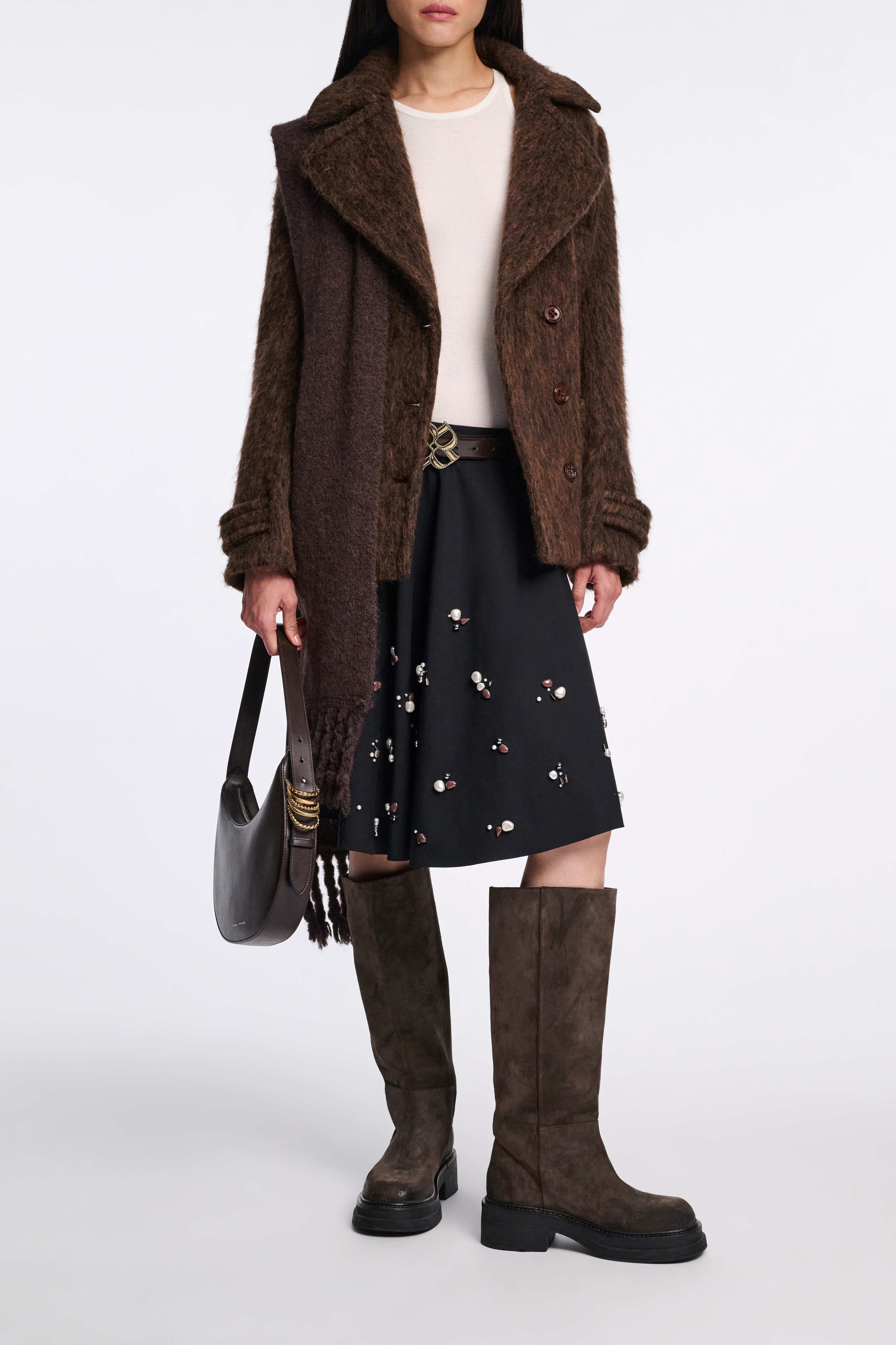 Dorothee Schumacher Waxed suede tall