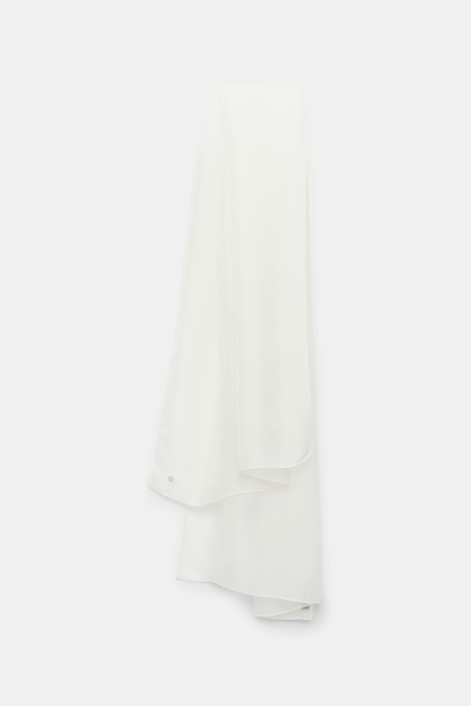 Dorothee Schumacher Silk chiffon scarf camellia white