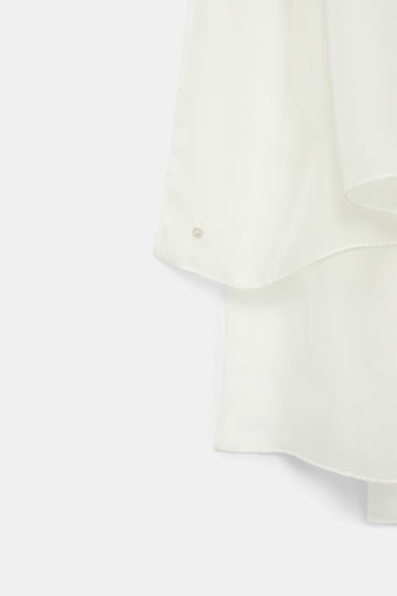 Dorothee Schumacher Schal aus Seidenchiffon camellia white