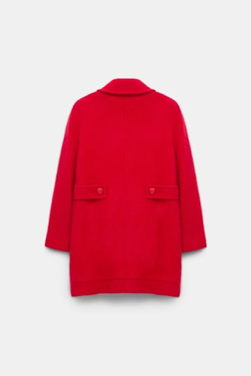 Dorothee Schumacher Fluffy Mantel aus Merino und Kaschmir lollipop