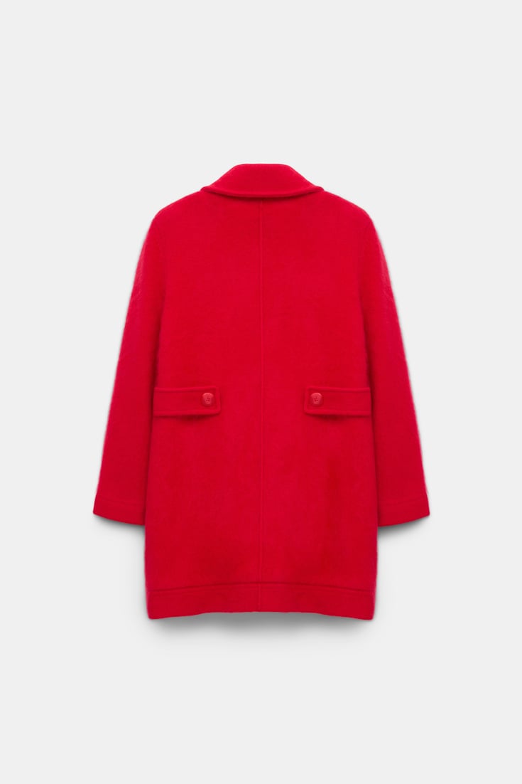 Dorothee Schumacher Fluffy wash knit coat lollipop