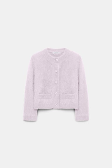 Dorothee Schumacher Fluffy wash cardigan orchidee
