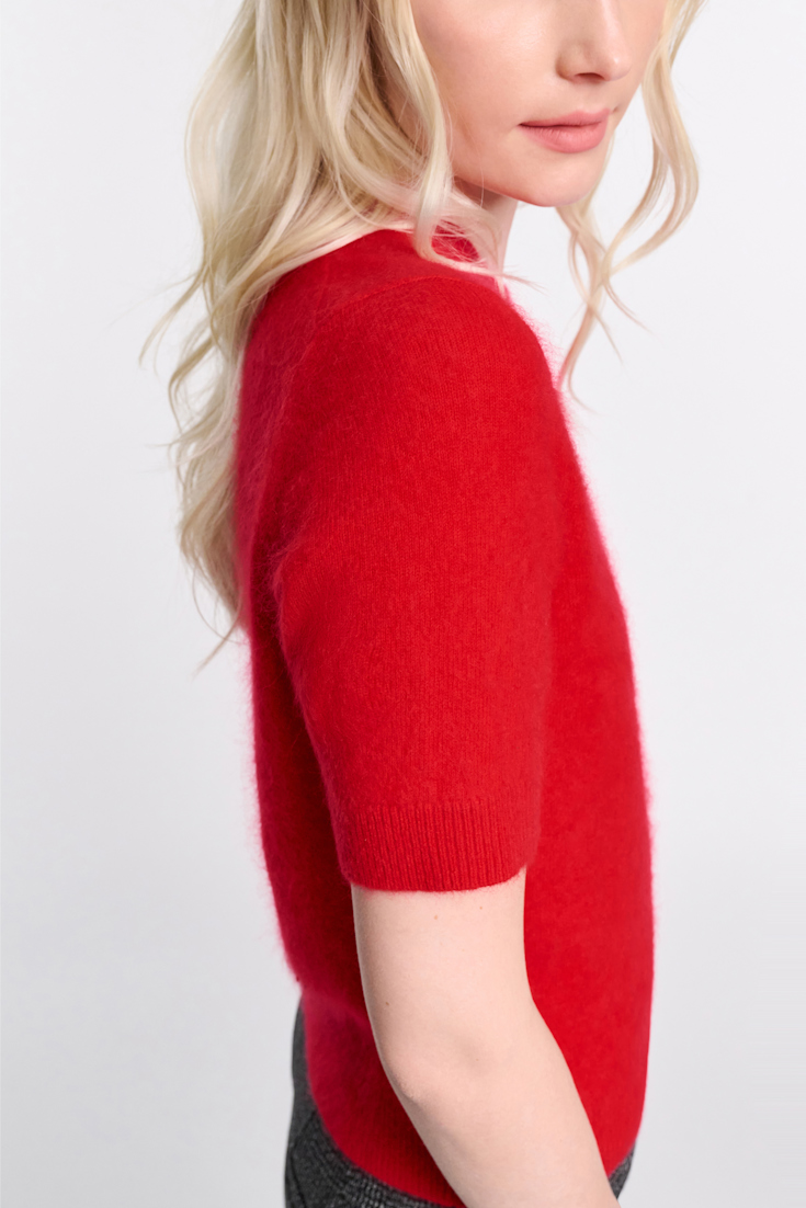 Dorothee Schumacher Fluffy Pullover mit halbem Arm lollipop