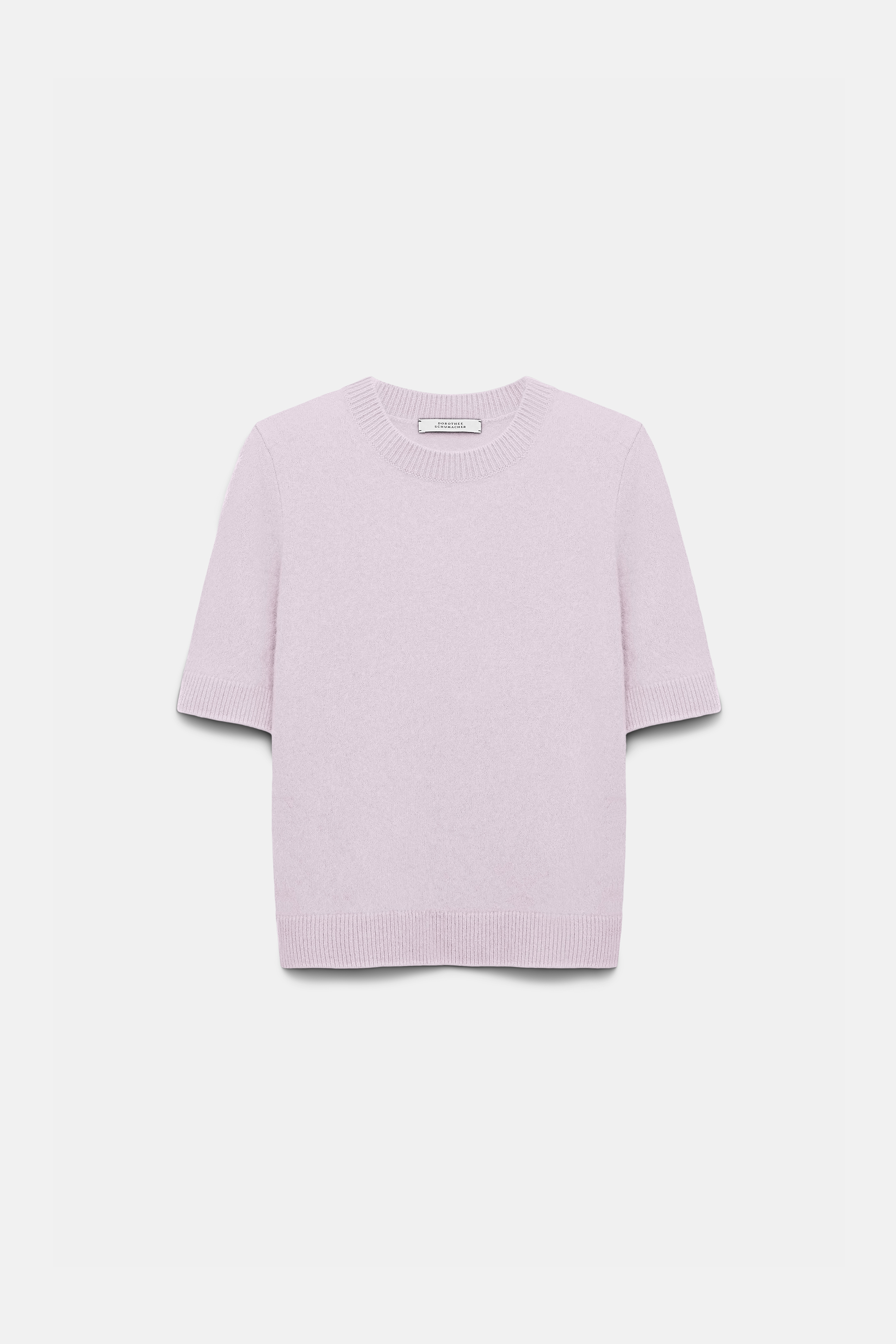 Dorothee Schumacher Fluffy wash short sleeve pullover orchidee